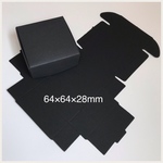 ギフトボックス*64×64×28mmブラック*