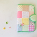 母子手帳ケース☆通帳ケースMサイズ「グリーン」