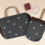 【入園入学】レッスンバッグ・シューズバッグセット　女の子さくらんぼ