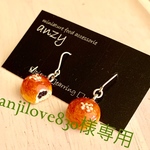 ⌘ ミニチュア あんぱん ⌘ ピアス