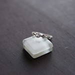 タンザナイト　6爪CZマーキスレースリング　SILVER925