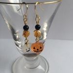 (再販)ハロウィンのおばけピアス (おばけ小)