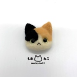 大福猫ブローチ:ミケ