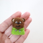  パーカーを着たクマさん