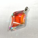 虹の結晶『夕虹』ひし形スリムタイプ ペンダントトップ VD-211