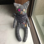 ソックモンキー   ☆ ソックキャット ☆ 男前な灰色ねこくん
