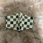 大人用マスク　７９ 布マスク シバ犬　× 金太郎　ハンドメイド