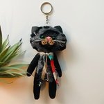 449❤️黒ミケ猫chanチャームストラップ