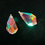虹の結晶 ビビッドティアドロップ ペア ピアス/イヤリング VD-215