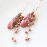14KGF rhodonite pierce[kgf3239]