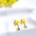 再販🌼【yellow- bouquet】菜の花＊イヤリング/ピアス