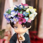 布花冠（ビオラ）　布花　オビツ11サイズ　３月７日１８時～販売開始予定
