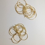 フープピアス20mm,25mm 各１０個