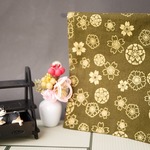 花嫁のれん風びょうぶ布　カーペットにも　ミニチュア用