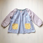 【オーダーのお品】スモック☆サイズ１１０（フラワー） 