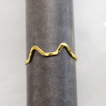 ポコポコしっぽ猫リングbrass