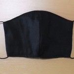 【再販】送料込み　大人用立体ガーゼマスク⑧（黒）