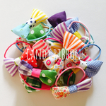 candy ribbon ヘアゴム (一点もの)