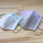 組み合わせ自由!!3枚セット☆ポケット付きWガーゼ立体マスク
