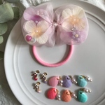 オーガンジーリボン⋈*｡ﾟヘアゴム キッズ用