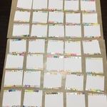 かわいいミニメッセージカード⑥①