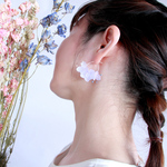 ❁在宅応援企画15％割引対象品❁ティアドロップの春紫陽花❁﻿（ピアス）（揺れるピアス）