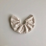 lace frill bib〈linen〉　
