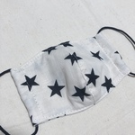 立体布マスク★小（ホワイトスター）