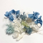 花材セット　ブルー　ハーバリウム他