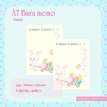A7メモ☆たまごを運ぶうさぎ