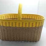 ekomomai15様専用ページ☆ピクニックにおすすめ！クラフトバンドかご