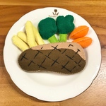 フェルトのステーキセット
