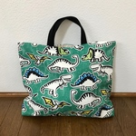 恐竜のレッスンバッグ マチあり