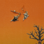 ハロウィン　オバケのピアス