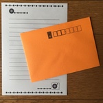 レトロポップ便箋　レコード