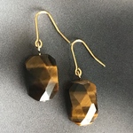  [再販] タイガーアイ(虎目石) ♚ピアスorノンホールピアス