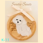 【送料無料】K-11🐾通年使えるワンちゃんオーナメント/プードル/トイプードル