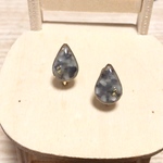 🆕しずくのイヤリング ミニ トゥルーグレー A