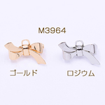 M3964-R 6個 ブローチピン リボンB カン付き 15×26mm 3×【2ヶ】
