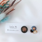  ℕ𝕠.𝟙𝟞𝟚𓍯アシンメトリー ボタンピアス イヤリング