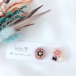 ℕ𝕠.𝟙𝟞𝟞𓍯アシンメトリー ボタンピアス イヤリング
