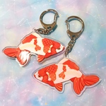 金魚(和金)のキーホルダー