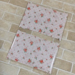 上品♡ローズ柄♡ハンドメイド♡ダブルガーゼ♡大人マスク♡女性♡2枚set♡