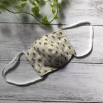 立体ガーゼマスク(ベビー用)・イカリ柄×水色地