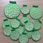 メロン刺繍ワッペン  大