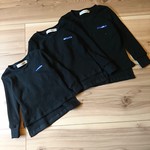 【120size】ワッフルニットの長袖Tシャツ ロンT