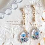 あまつゆの絵巻 樹脂ノンホールピアス イヤリング