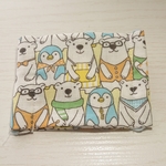 子どもサイズ ガーゼマスク☆しろくまきいろ