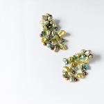 tsuranaru pearl yellow green 淡水パール　イエローグリーン　ペールカラー カラフル パール  金属アレルギー対応
