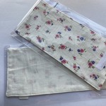 片面ガーゼ×シーチング 眼鏡拭きやミニハンカチに 約21×10センチ